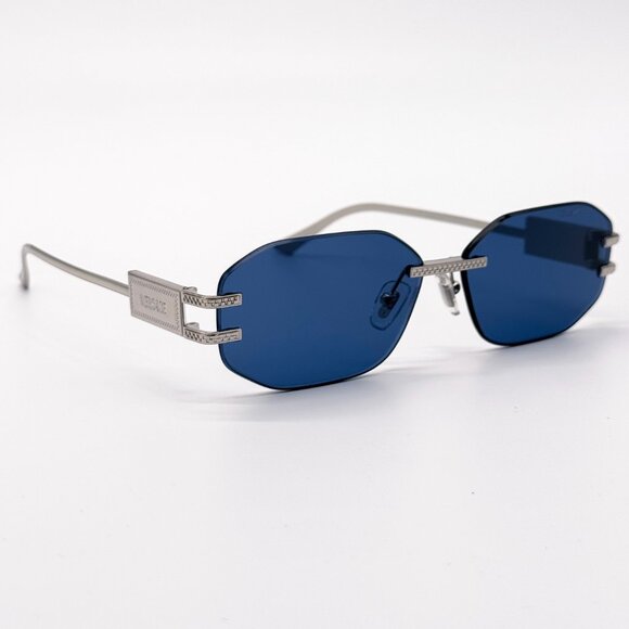 NEW VERSACE VE2274 1000/80 WOMEN SUNGLASSES MOD 2274 1000/80 BLUE VE2274 100080 - Picture 1 of 10